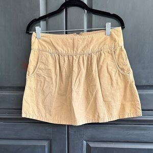 Old Navy Beige Corduroy Skirt